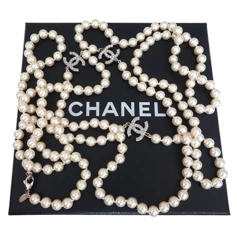 collier perle sautoir chanel|chanel collier homme.